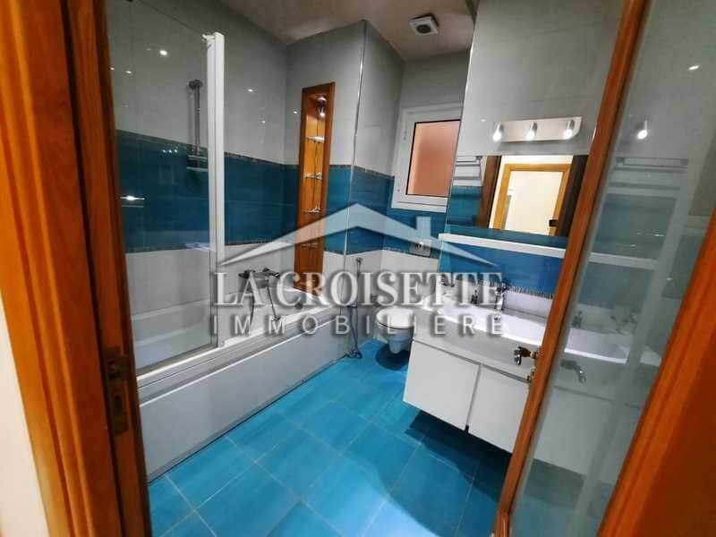 Appartement S+3 meublé et avec piscine à La Marsa